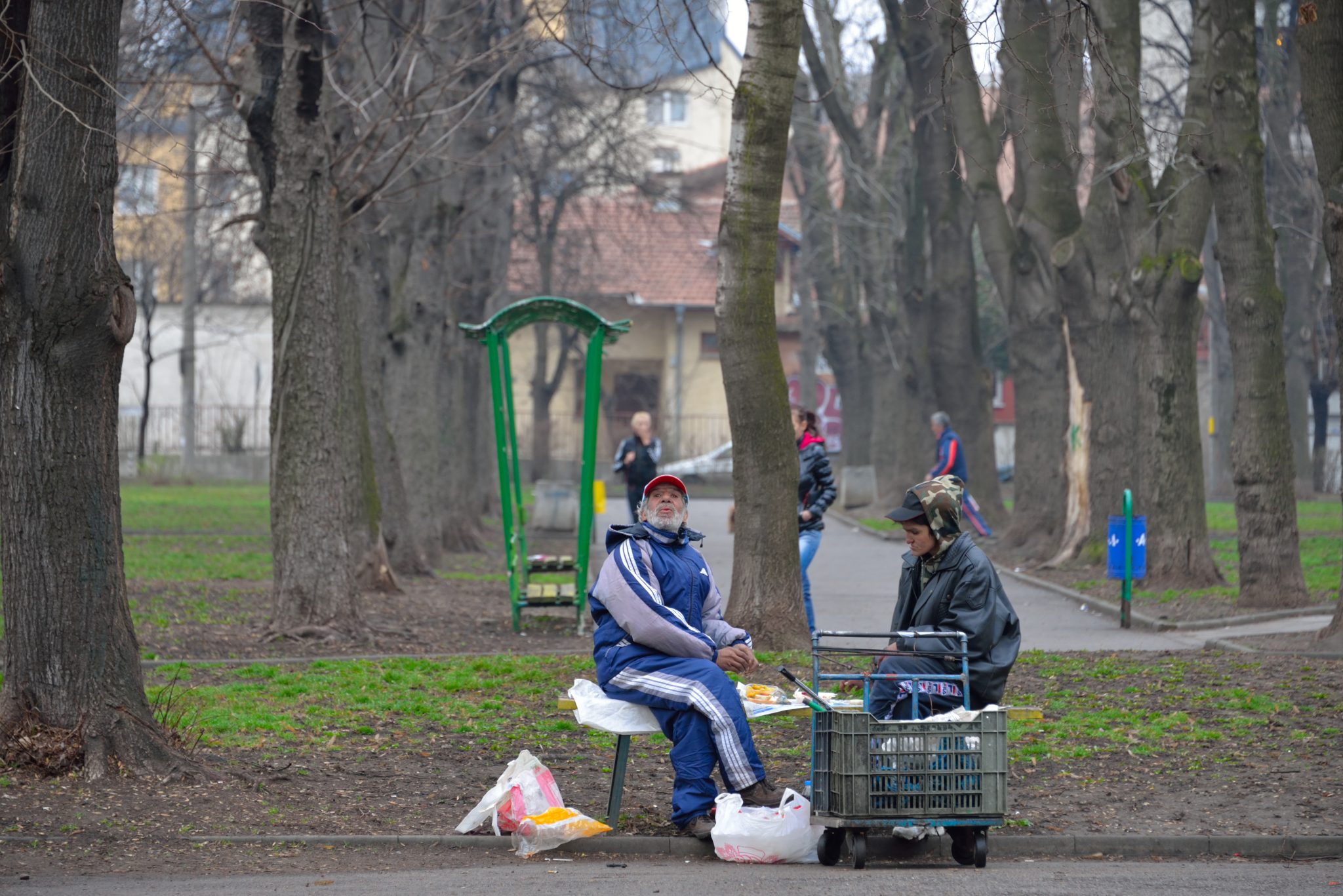 Homeless Couple
